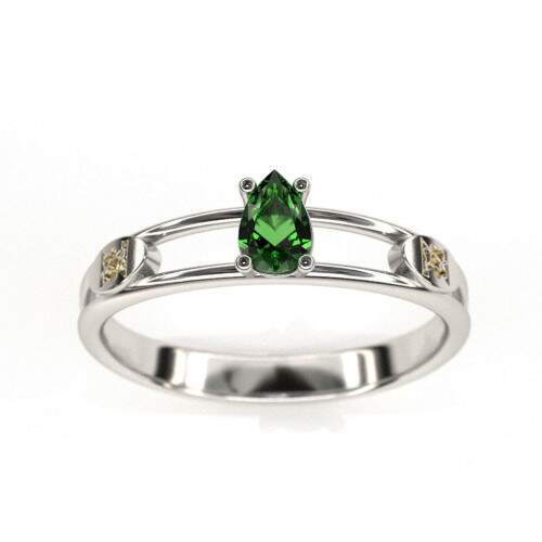 Anel de Formatura em Prata 925 - Zootecnia - Gota
