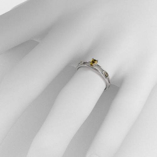 Anel de Formatura em Prata 925 - Radiologia - Gota