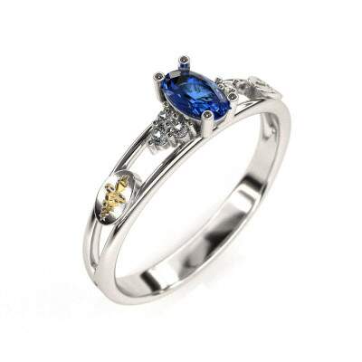 Anel de Formatura em Prata 925 - Psicanlise - Oval