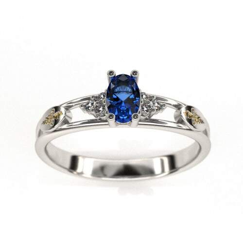 Anel de Formatura em Prata 925 - Psicanlise - Oval
