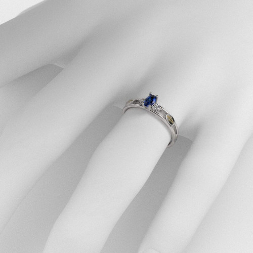 Anel de Formatura em Prata 925 - Psicanlise - Oval