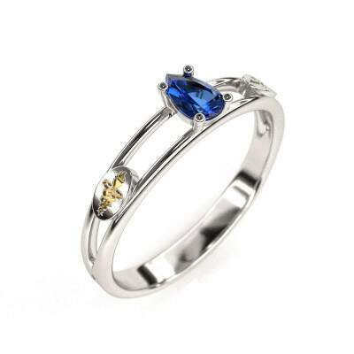 Anel de Formatura em Prata 925 - Psicanlise - Gota