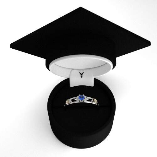 Anel de Formatura em Prata 925 - Segurana Pblica - Redondo