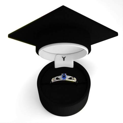Anel de Formatura em Prata 925 - Psicanlise - Orvlia