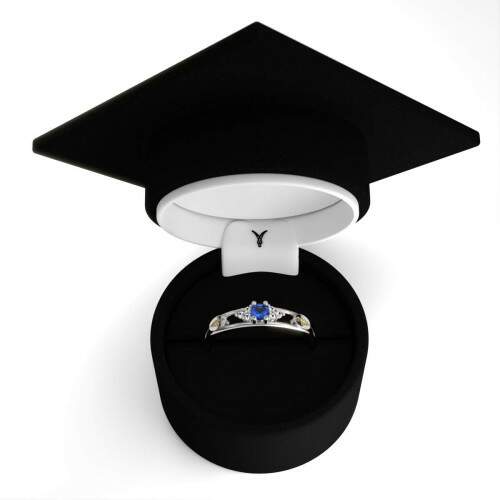 Anel de Formatura em Prata 925 - Psicanlise - Redondo