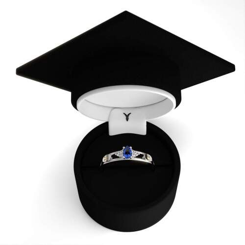 Anel de Formatura em Prata 925 - Matemtica - Orvlia