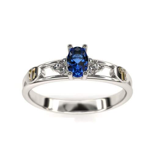 Anel de Formatura em Prata 925 - Logstica - Oval