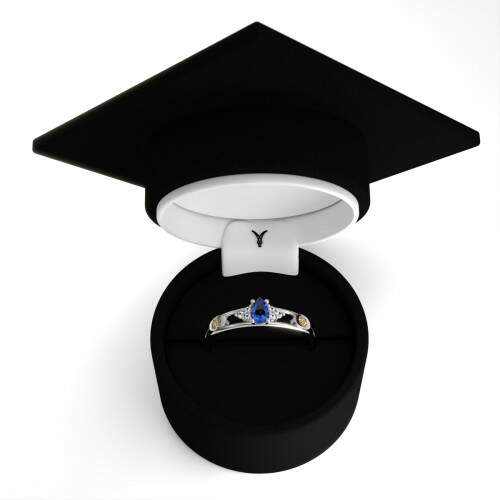 Anel de Formatura em Prata 925 - Licenciatura em Educao do Campo - Orvlia