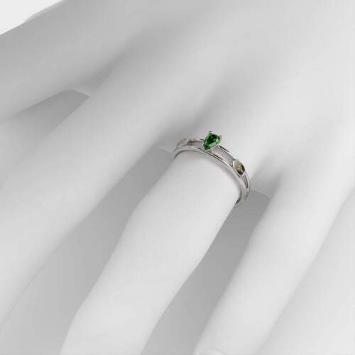 Anel de Formatura em Prata 925 - Naturologia - Gota