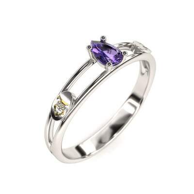 Anel de Formatura em Prata 925 - Magistrio - Gota
