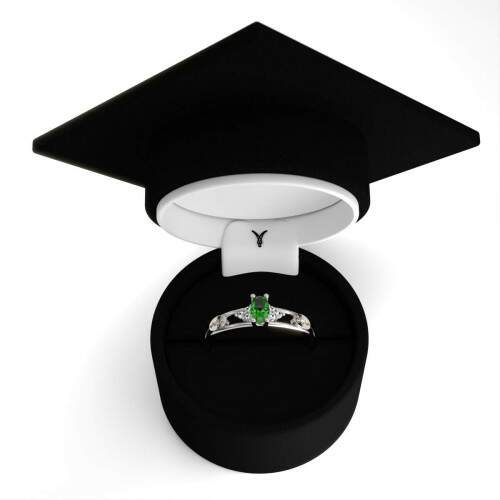 Anel de Formatura em Prata 925 - Instrumentao Cirrgica - Oval