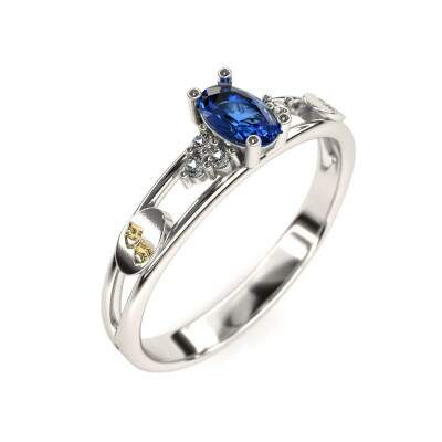 Anel de Formatura em Prata 925 - Artes Cnicas - Oval