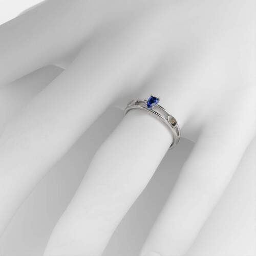 Anel de Formatura em Prata 925 - Artes Cnicas - Gota