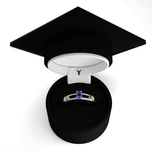 Anel de Formatura em Prata 925 - Engenharia Metalrgica - Gota