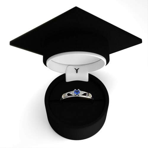 Anel de Formatura em Prata 925 - Engenharia Metalrgica - Redondo