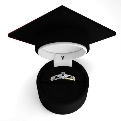 Anel de Formatura em Prata 925 - Cincias e Tecnologia do Mar - Orvlia