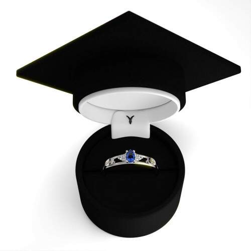 Anel de Formatura em Prata 925 - Fsica - Orvlia