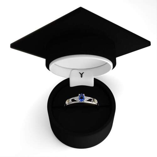 Anel de Formatura em Prata 925 - Engenharia Biomdica - Orvlia
