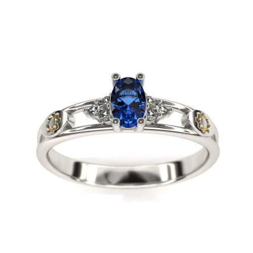 Anel de Formatura em Prata 925 - Engenharia - Oval