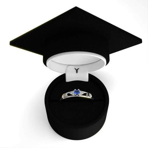 Anel de Formatura em Prata 925 - Engenharia Hdrica - Redondo