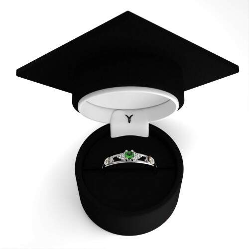 Anel de Formatura em Prata 925 - Fsica Mdica - Redondo