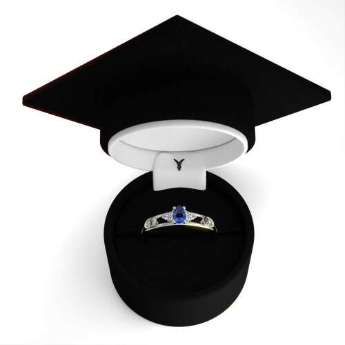 Anel de Formatura em Prata 925 - Fonoaudiologia - Orvlia