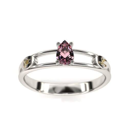Anel de Formatura em Prata 925 - Ballet - Gota