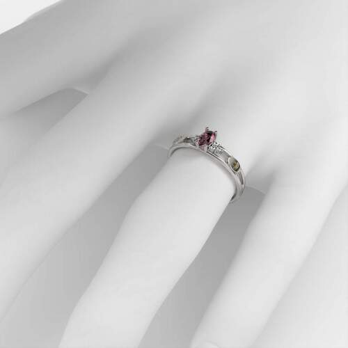 Anel de Formatura em Prata 925 - Ballet - Oval