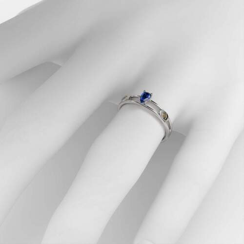 Anel de Formatura em Prata 925 - Design de Interiores - Gota