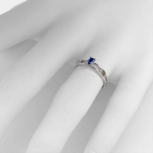 Anel de Formatura em Prata 925 - Design de Produto - Gota