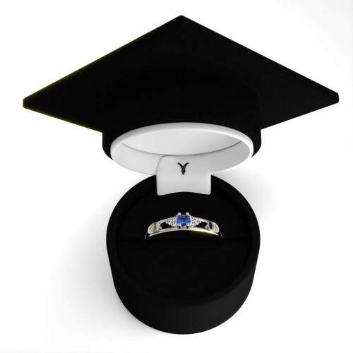 Anel de Formatura em Prata 925 - Design de Experincia do Usurio - Redondo
