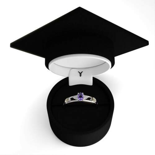 Anel de Formatura em Prata 925 - Geografia - Orvlia