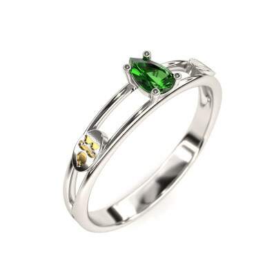 Anel de Formatura em Prata 925 - Barbearia - Gota