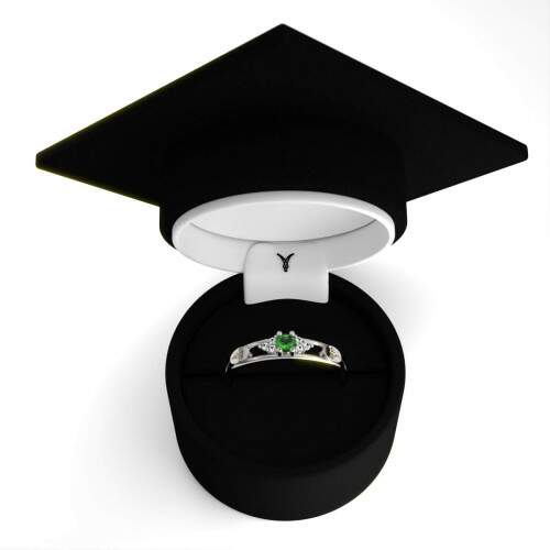 Anel de Formatura em Prata 925 - Terapias Integrativas - Redondo