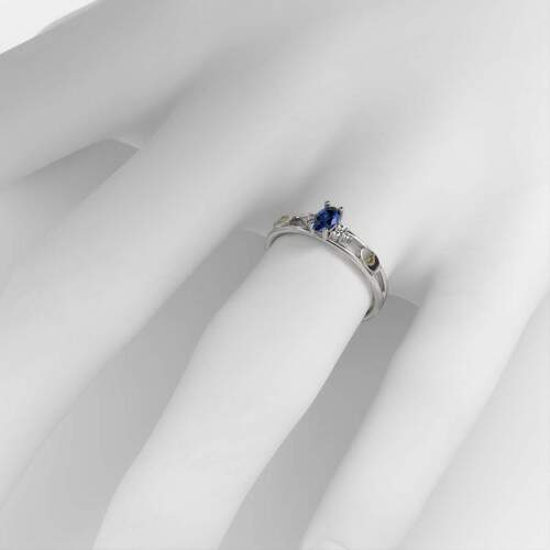 Anel de Formatura em Prata 925 - Gesto Comercial - Oval