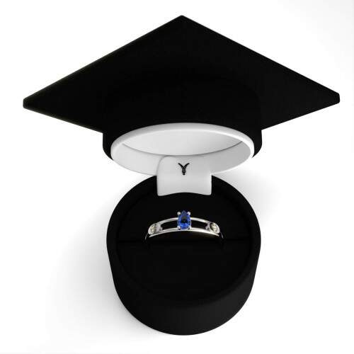 Anel de Formatura em Prata 925 - Filosofia - Gota