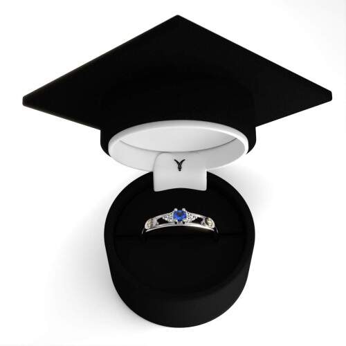 Anel de Formatura em Prata 925 - Filosofia - Redondo