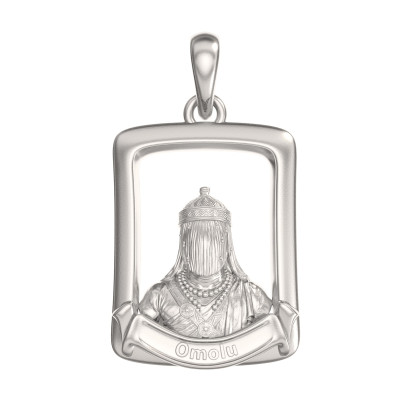 Pingente de Omulu em Prata 925