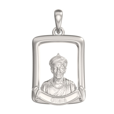 Pingente de Oxal� em Prata 925