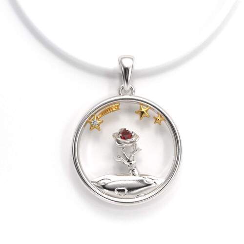 Pingente em Prata 925 com Aplique em Ouro 18k - Laos Eternos