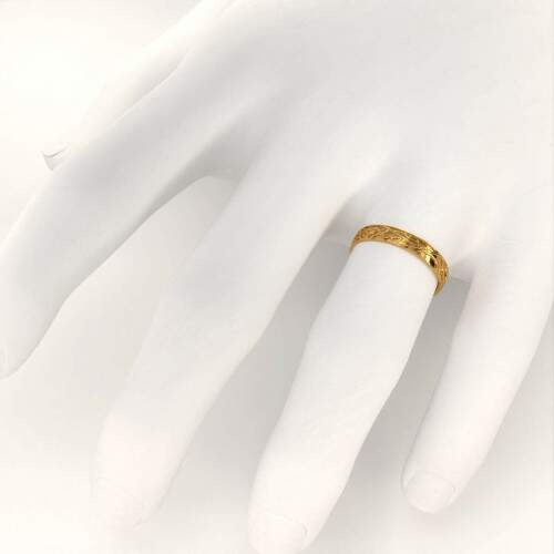 Par de Alianas em Ouro 18k - Aliana 4mm e Solitrio 2.25mm - Vital