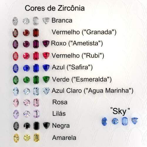 Aliana Celta 5,5mm em + Solitrio Celta com Zircnia Trillion - Ouro 18k