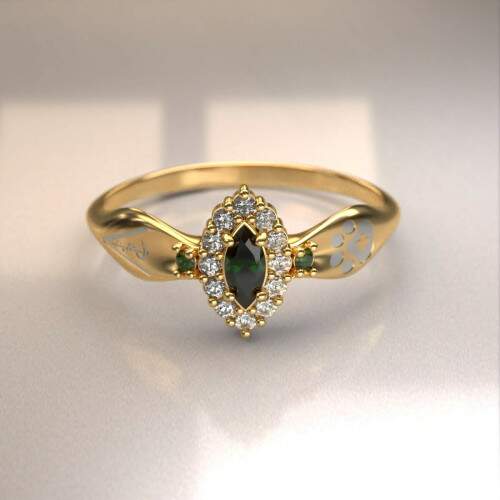 Anel de Formatura em Ouro 18k - Veterinria Patinhas - Triunfo
