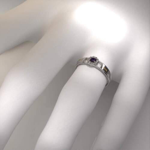 Anel de Formatura em Prata 925 - Design de Moda - Aurora