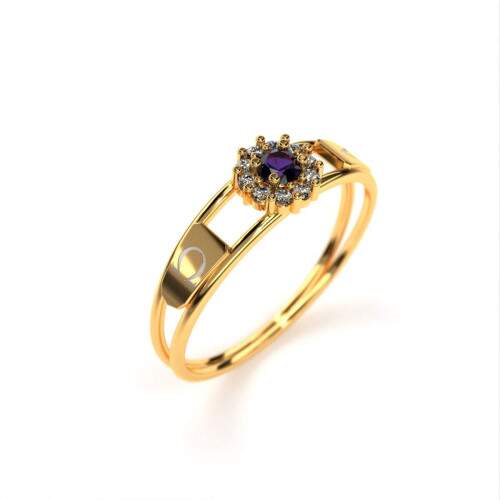 Anel de Formatura em Ouro 18k - Teologia - Aurora