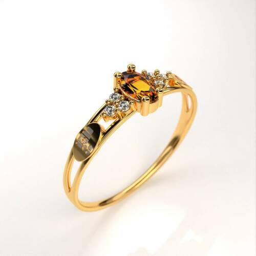 Anel de Formatura em Ouro 18k - Farmcia - Oval