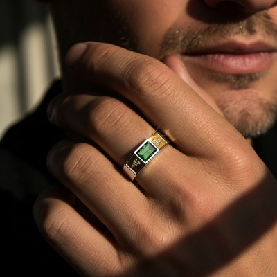 Anel de Formatura em Prata 925 - Fisioterapia - Atlas