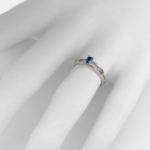 Anel de Formatura em Prata 925 - Marketing - Gota