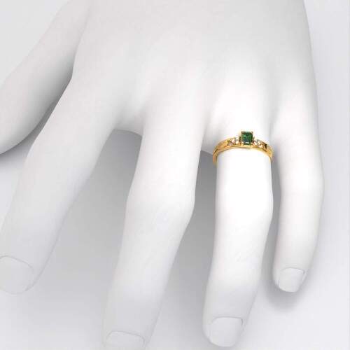 Anel de Formatura em Ouro 18k - Educao Fsica - Octogonal