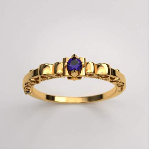 Anel de Formatura em Ouro 18k - Letras - Vitria